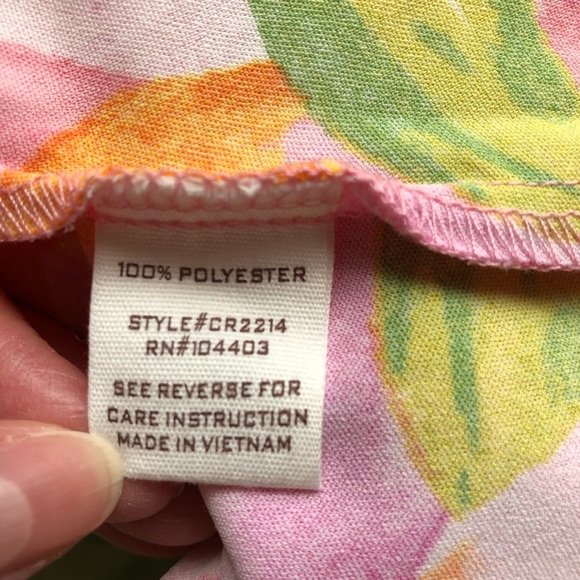 Blu Pepper Colorful Floral Ruffled Pull Over Dress Size M - Picture 5 of 10